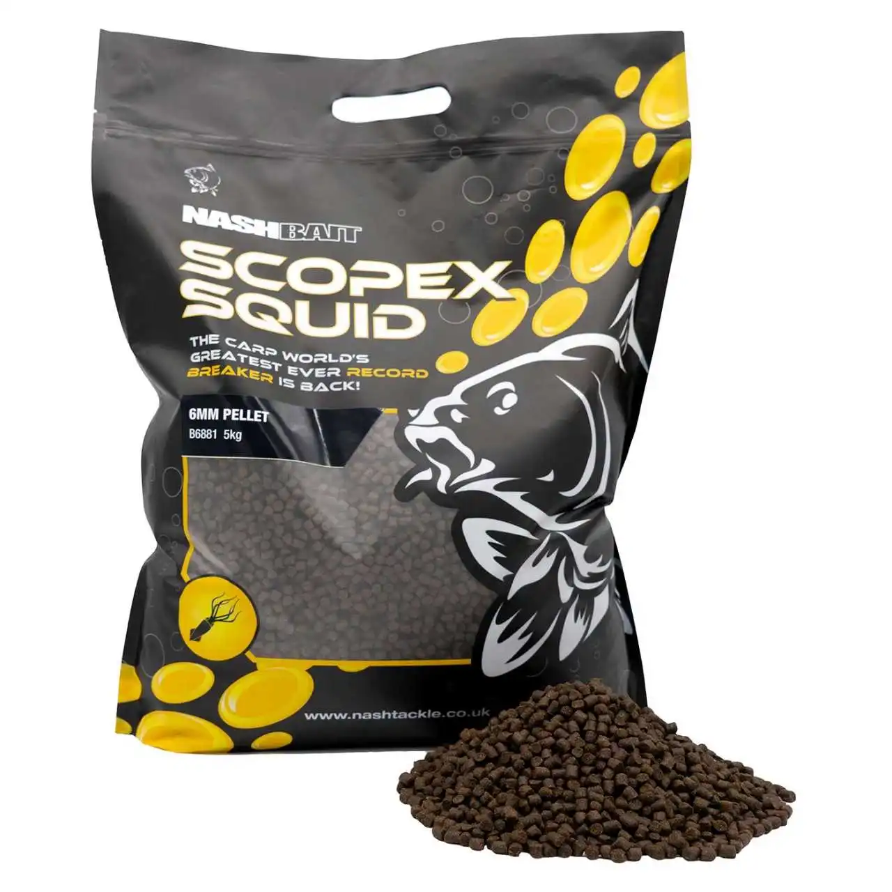 Nash Bait Scopex Squid Feed Pellets 6mm 5kg 4 Nash Bait Scopex Squid Feed Pellets 6mm 5kg – Bild 2