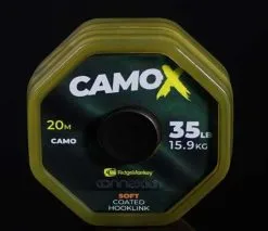 Ridge Monkey Connexion CamoX Soft Coated Hooklink 35 Lbs 20 Meter