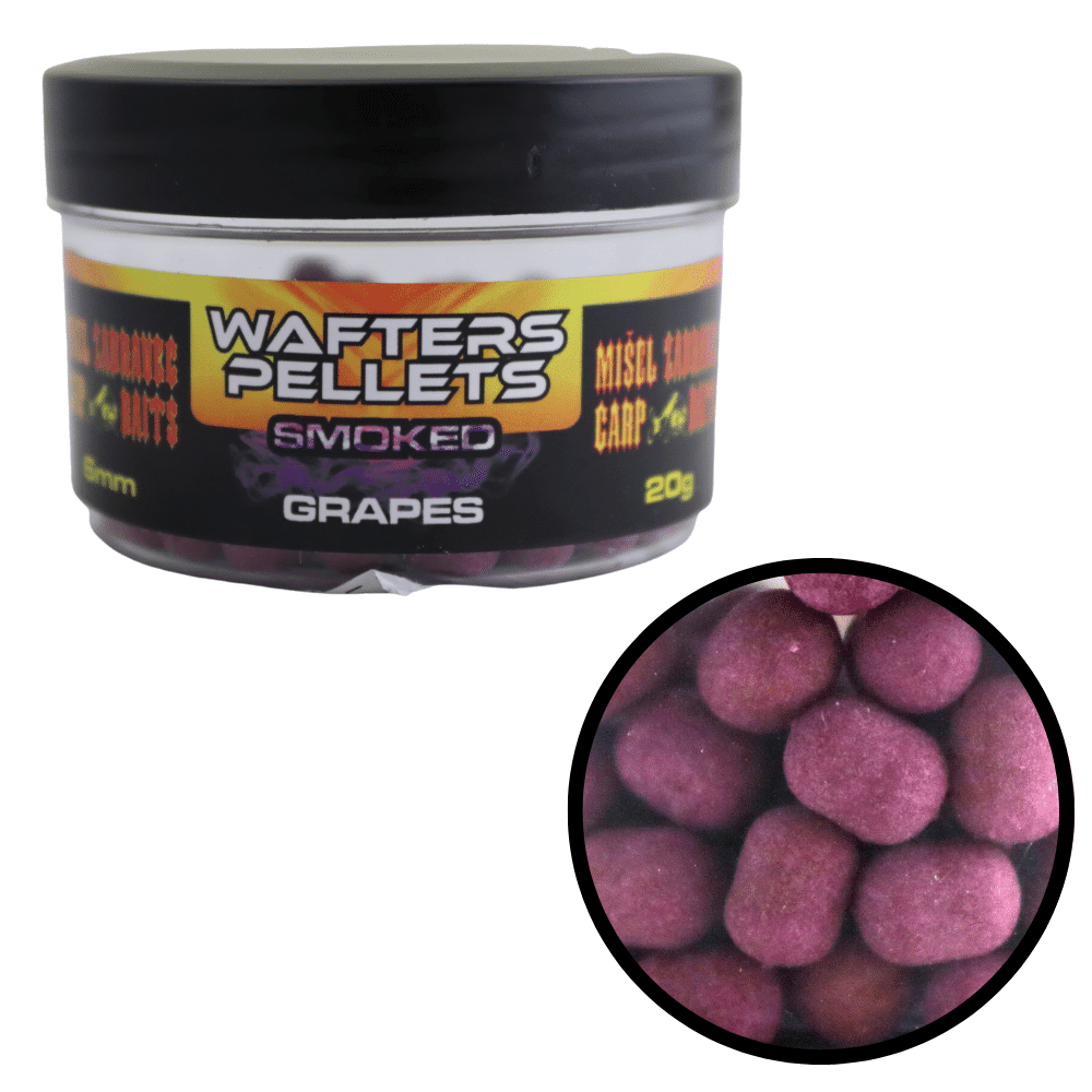 Zadravec Baits Wafters Pellets Smoked Grapes 6 Mm 20 G 3 Zadravec Baits Wafters Pellets Smoked Grapes 6 Mm 20 G
