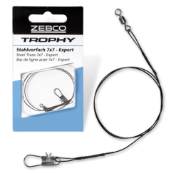 Zebco Trophy Stahlvorfach 7x7 - Expert 30 Cm 15 Kg